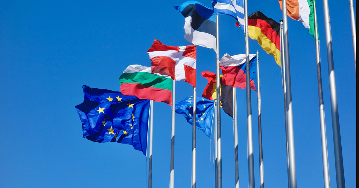 European flags